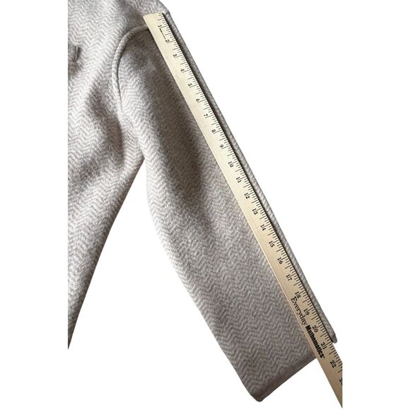 Madewell Herringbone Mattson Sweater Coat size M Medium Heather Stone - Picture 8 of 10